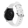 RMPACK Huawei Watch GT GT2 GT 2e Óraszíj Pótszíj 22mm Bőrszíj Style QU Fehér