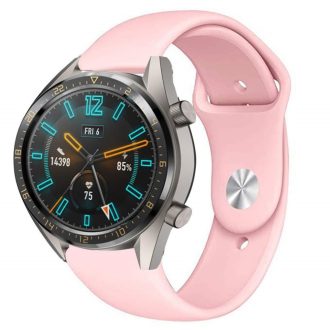   RMPACK Huawei Watch GT Pótszíj Szilikon Óraszíj Soft Series Rózsaszín