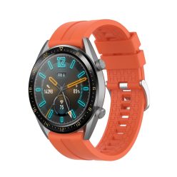   RMPACK Huawei Watch GT 46mm Szilikon Pótszíj Óraszíj Elegant-Sport Series Narancssárga