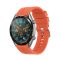RMPACK Huawei Watch GT 46mm Szilikon Pótszíj Óraszíj Elegant-Sport Series Narancssárga