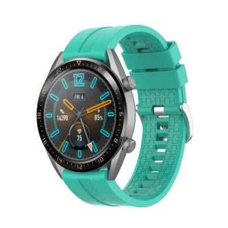   RMPACK Huawei Watch GT 46mm Szilikon Pótszíj Óraszíj Elegant-Sport Series Cián