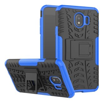   RMPACK Samsung Galaxy J4+ Ütésálló Tok Kitámasztható 2in1 Hybrid Kék