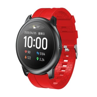   RMPACK Xiaomi Haylou Solar LS05 Pótszíj Sport Óraszíj Piros
