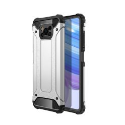   RMPACK Xiaomi Poco X3 Ütésálló Armor Tok Guard Series 2in1 Ezüst