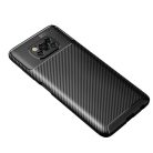 RMPACK Xiaomi Poco X3 Tok Szilikon TPU Carbon Fiber - Karbon Minta Fekete