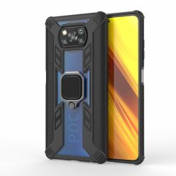   RMPACK Xiaomi Poco X3 Ütésálló Hybrid Tok PC TPU Warrior Style Fekete