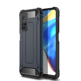   RMPACK Xiaomi Mi 10T 5G / Mi 10T Pro 5G Ütésálló Armor Tok Guard Series 2in1 Sötétkék