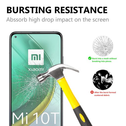 RMPACK Xiaomi Mi 10T 5G / Mi 10T Pro 5G Üvegfólia Képernyővédő -FullSize-
