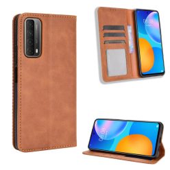 RMPACK Huawei P Smart 2021 Notesz Tok Retro Style Barna