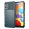 RMPACK Samsung Galaxy A32 5G Szilikon Tok Twill Ütésálló Thunder Series Kivitel Zöld