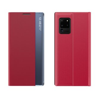   RMPACK Samsung Galaxy A32 5G Notesz Tok Prémium View Window Ablakos Piros