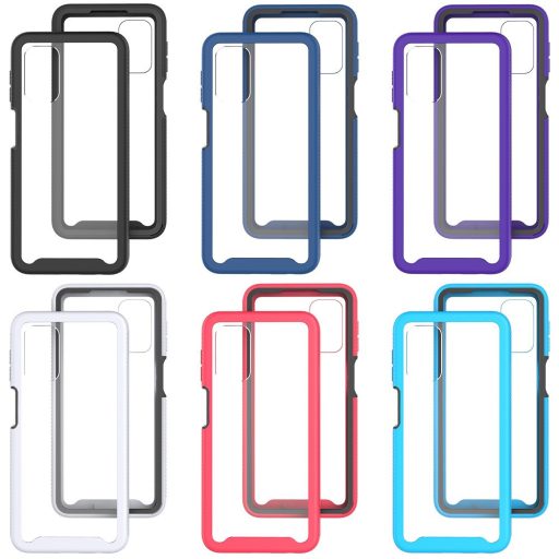 RMPACK Samsung Galaxy A32 5G ShockProof Ütésálló Tok 360 Totally Protection PC+TPU Fekete