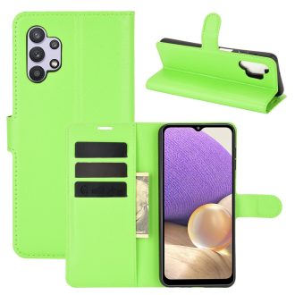   RMPACK Samsung Galaxy A32 5G Notesz Tok Business Series Kitámasztható Bankkártyatartóval Zöld