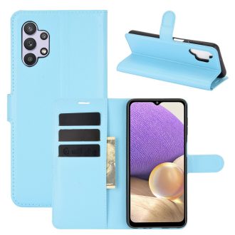   RMPACK Samsung Galaxy A32 5G Notesz Tok Business Series Kitámasztható Bankkártyatartóval Világoskék