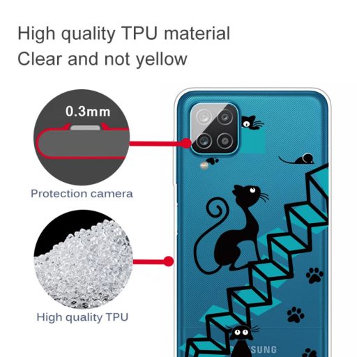 RMPACK Samsung Galaxy A12 Szilikon Tok Mintás Colorful Series A09