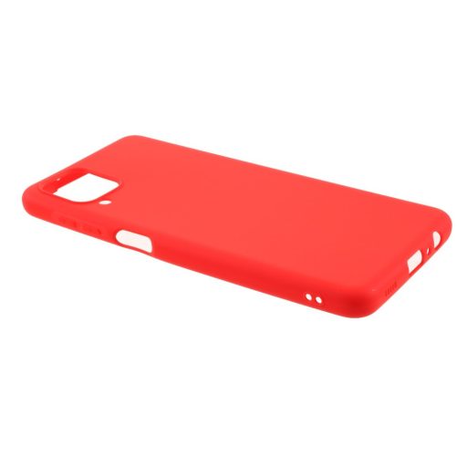 RMPACK Samsung Galaxy A12 Mintás Szilikon Tok TPU Csúszásmentes Candy Series Piros