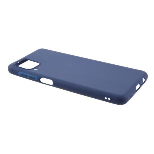 RMPACK Samsung Galaxy A12 Mintás Szilikon Tok TPU Csúszásmentes Candy Series Sötétkék