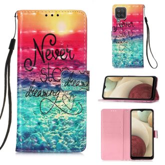   RMPACK Samsung Galaxy A12 Notesz Tok Mintás Kitámasztható - Kártyatartóval Colorful Series A05