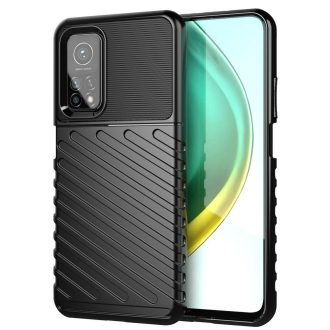   Xiaomi Mi 10T Pro / Mi 10T Ütésálló Szilikon Tok Thunder Twill Series Fekete