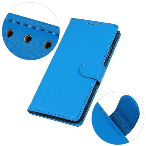 RMPACK Samsung Galaxy A20S Notesz Tok Kitámasztható Kártyatartóval Kék