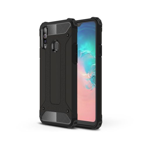 RMPACK Samsung Galaxy A20S Ütésálló Armor Tok Guard Series 2in1 Fekete