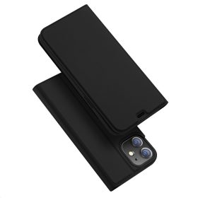   RMPACK Apple iPhone 12 / iPhone 12 Pro 6.1' Tok Dux Ducis Skin Pro Series Notesz Kártyatartóval Premium Fekete