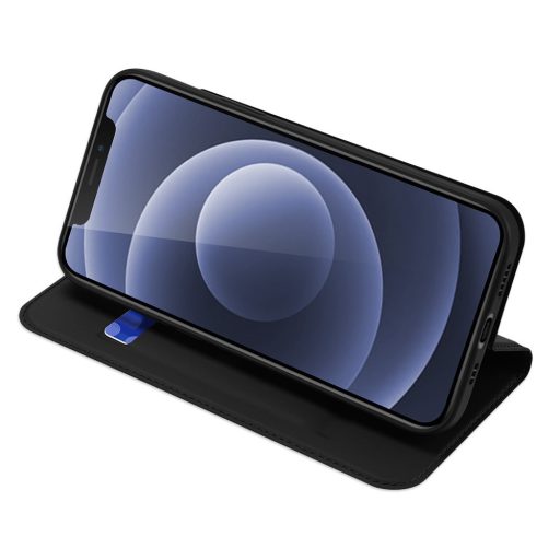 RMPACK Apple iPhone 12 / iPhone 12 Pro 6.1' Tok Dux Ducis Skin Pro Series Notesz Kártyatartóval Premium Fekete