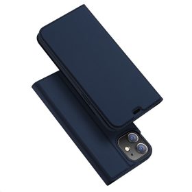   RMPACK Apple iPhone 12 / iPhone 12 Pro 6.1' Tok Dux Ducis Skin Pro Series Notesz Kártyatartóval Premium Sötétkék