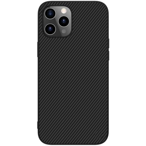 RMPACK Apple iPhone 12 / iPhone 12 Pro 6.1' Tok Nillkin Synthetic Fiber Fekete