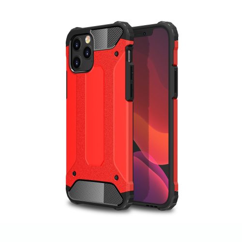RMPACK Apple iPhone 12 / iPhone 12 Pro 6.1' Ütésálló Armor Tok Guard Series 2in1 Piros