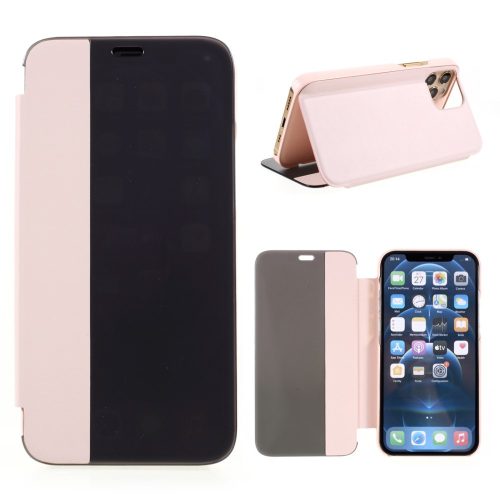 RMPACK Apple iPhone 12 / iPhone 12 Pro 6.1' View Windows Notesz Tok Kitámasztható Rózsaarany