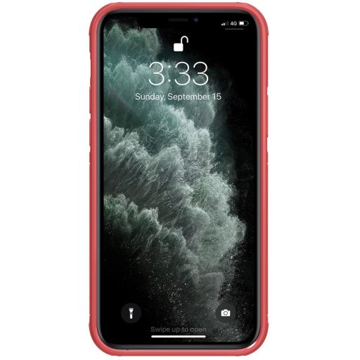 RMPACK Apple iPhone 12 / iPhone 12 Pro 6.1' Nillkin Tok CamShield Kameravédővel Kitámasztható Piros