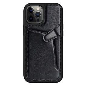   RMPACK Apple iPhone 12 / iPhone 12 Pro 6.1' Nillkin Premium Tok Aoge Series Fekete