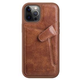   RMPACK Apple iPhone 12 / iPhone 12 Pro 6.1' Nillkin Premium Tok Aoge Series Barna