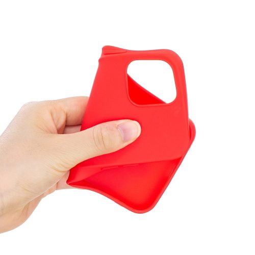 RMPACK Apple iPhone 12 / iPhone 12 Pro 6.1' Szilikon Tok Pure Matt Piros