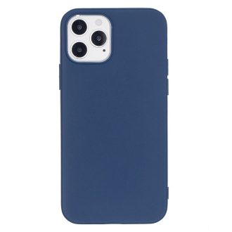   RMPACK Apple iPhone 12 / iPhone 12 Pro 6.1' Szilikon Tok Pure Matt Sötétkék