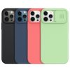 RMPACK Apple iPhone 12 / iPhone 12 Pro 6.1' Liquid Tok 3in1 Nillkin Shock - Series Kamera lencsevédővel Fekete