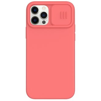   RMPACK Apple iPhone 12 / iPhone 12 Pro 6.1' Liquid Tok 3in1 Nillkin Shock - Series Kamera lencsevédővel Piros