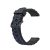 Samsung Galaxy Watch 3 45mm Óraszíj Pótszíj - Szilikon Sport Szíj - StripeBi Style Fekete-Sötétkék