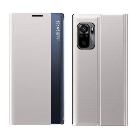   RMPACK Xiaomi Redmi Note 10 Notesz Tok Prémium View Window Ablakos Fehér