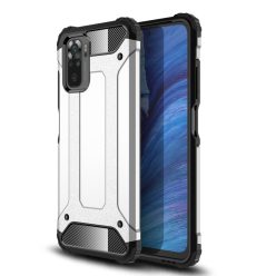   RMPACK Xiaomi Redmi Note 10 Ütésálló Armor Tok Guard Series 2in1 Ezüst