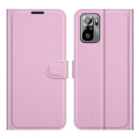  RMPACK Xiaomi Redmi Note 10 Notesz Tok Business Series V2 Kitámasztható Bankkártyatartóval Rózsaszín