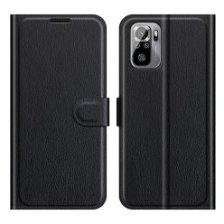   RMPACK Xiaomi Redmi Note 10 Notesz Tok Business Series V2 Kitámasztható Bankkártyatartóval Fekete