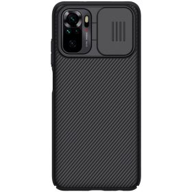   RMPACK Xiaomi Redmi Note 10 Nillkin Tok CamShield Pro Kameravédővel Ütésállókivitel Fekete