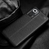 RMPACK Xiaomi Redmi Note 10 Pro Szilikon Tok Bőrmintázattal TPU Prémium Sötétkék