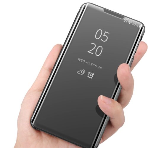 RMPACK Xiaomi Redmi Note 10 Pro Notesz Tok Mirror - Tükrözödő Áttetsző Fedlap Kék