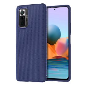   RMPACK Xiaomi Redmi Note 10 Pro Tok Szilikon Tok JazzTwill Series Kék