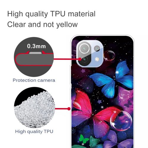 RMPACK Xiaomi Mi 11 Lite 4G/5G Szilikon Tok Mintás Colorful Style A02