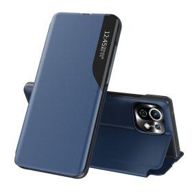   RMPACK Xiaomi Mi 11 Lite 4G/5G Notesz Tok Ablakos View Window Series Kitámasztható Kék