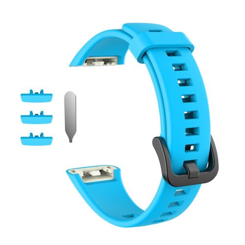RMPACK Honor Band 6 Pótszíj Óraszíj Szilikon - Sport Style Világoskék